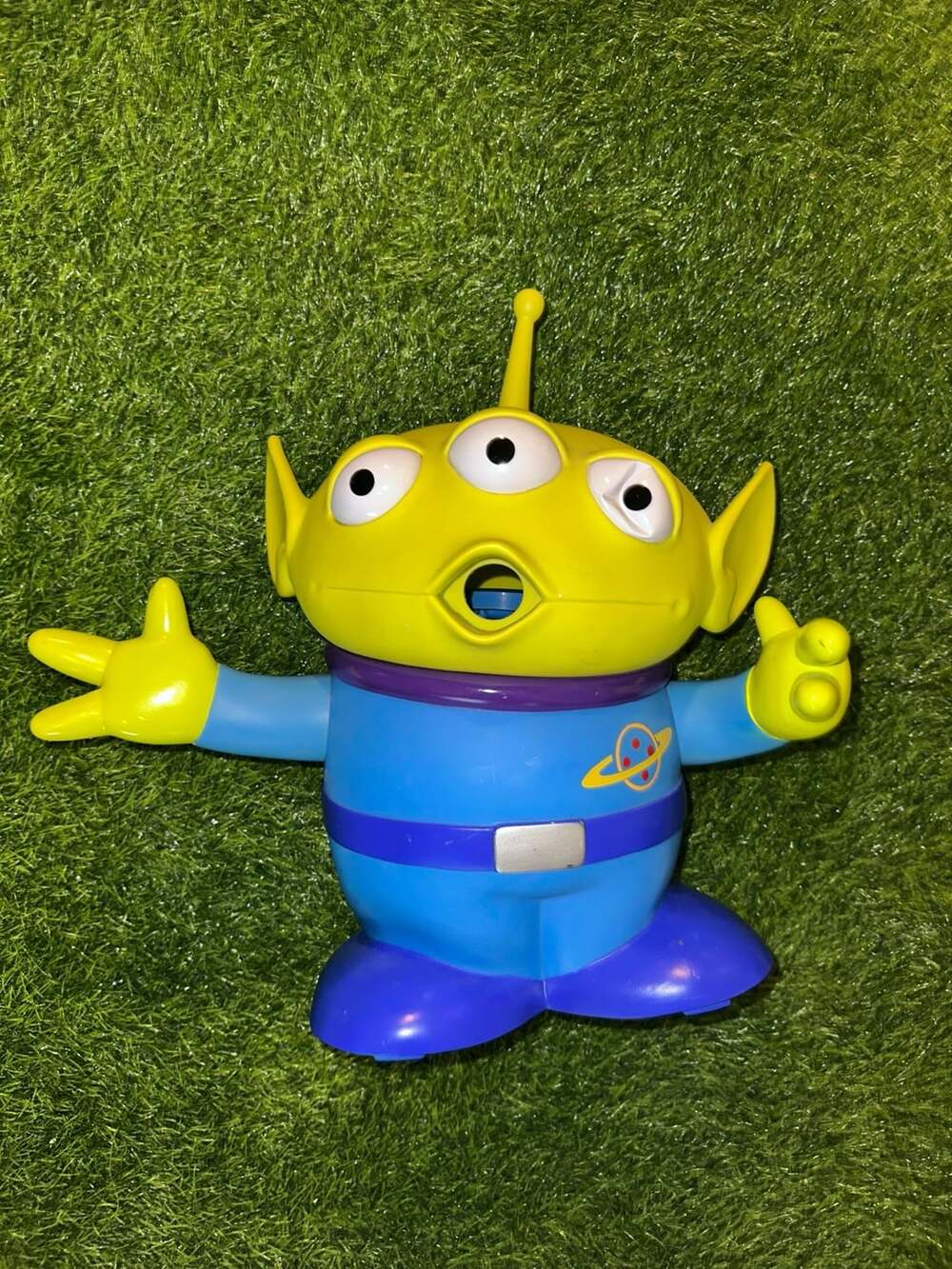 Disney Pixar Toy Story Green Alien coin bank Bucket Souvenir
